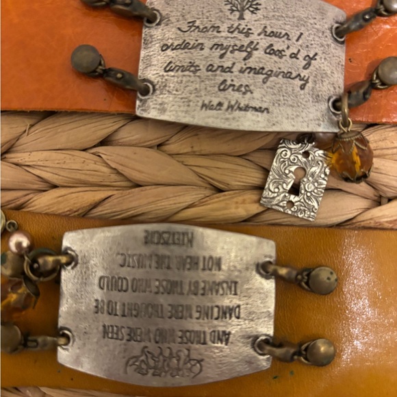 Lenny & Eva Lot Wide Band Cuffs with Adornments - Picture 3 of 6